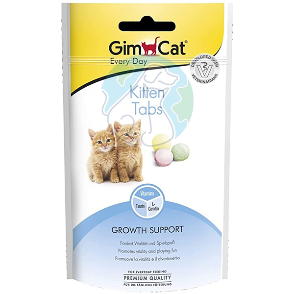 قرص تشویقی و ویتامین بچه گربه Gimcat
